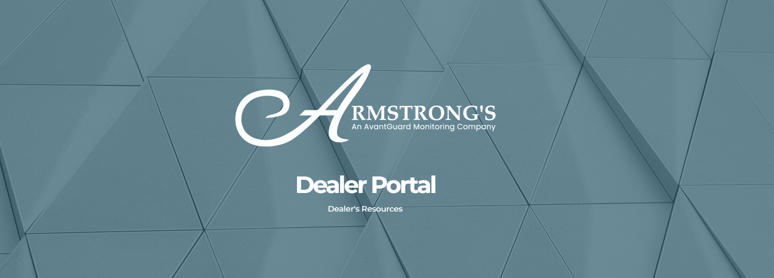Armstrongs Dealer Portal AvantGuard Monitoring